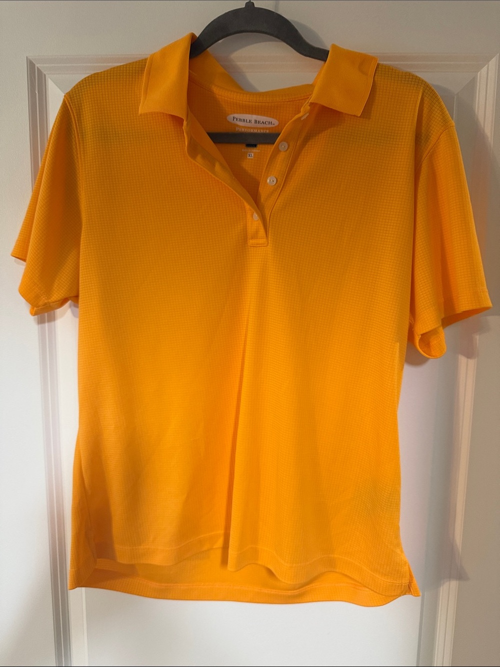 Pebble Beach Sunny Yellow Polo Shirt